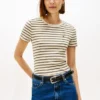 ストライプ クルーネック フェイバリット Tシャツ ストライプ クルーネック フェイバリット Tシャツ