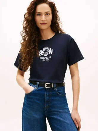 ヒルフィガー クレスト ロゴ Tシャツ