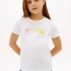 キッズ用 マルチカラー パフロゴ Tシャツ