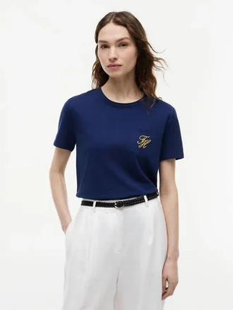 スクリプトモノグラム ポケットTシャツ