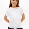 キッズ ヒルフィガー ロゴ タイフロント Tシャツ