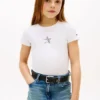キッズ用ラインストーン・スター・フラッグTシャツ