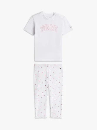 ベビー用Tシャツ＆ポインテールレギンスセット