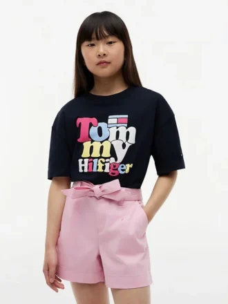 キッズ トミー パフプリント Tシャツ