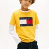 キッズ トミー フラッグ ロゴ Tシャツ