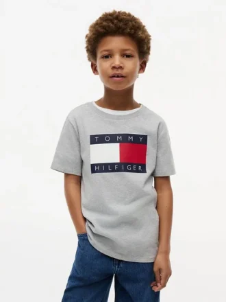 キッズ トミー フラッグ ロゴ Tシャツ