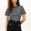 ゴールドボタン コットンインターロックTシャツ