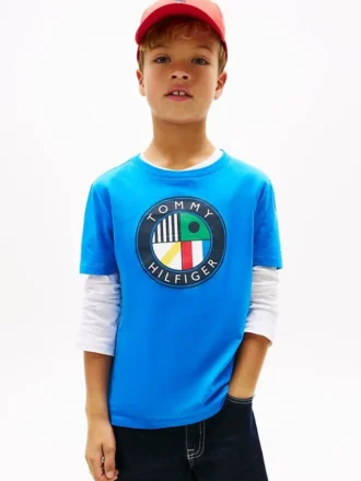 キッズ セーリング サークルロゴ Tシャツ
