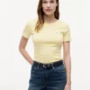 ストライプ クルーネック フェイバリット Tシャツ ストライプ クルーネック フェイバリット Tシャツ