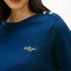 ゴールドボタン コットンインターロックTシャツ
