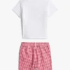 ベビー用モノグラムTシャツ＆ショーツセット