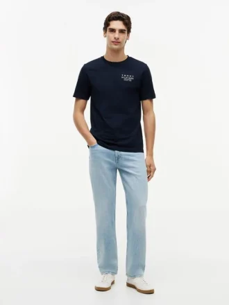 ウェービー・フラッグ・バック・ロゴ Tシャツ