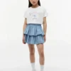 キッズ用 ラインストーン付きトミーロゴTシャツ