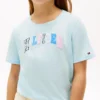 キッズ マルチカラー ヒルフィガー ロゴ Tシャツ