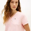 ヘンリーネックTシャツ&ショーツのパジャマセット ヘンリーネックTシャツ&ショーツのパジャマセット