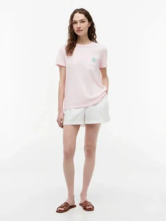 スクリプトモノグラム ポケットTシャツ
