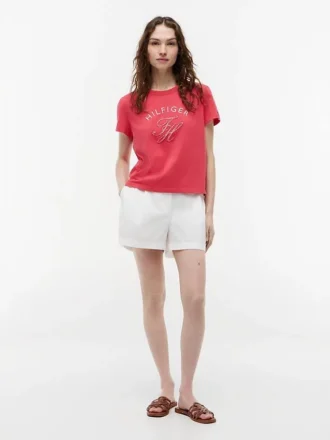 ギンガム・スクリプト・モノグラム Tシャツ
