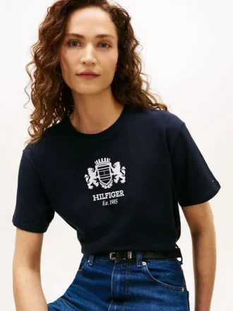 ヒルフィガー クレスト ロゴ Tシャツ
