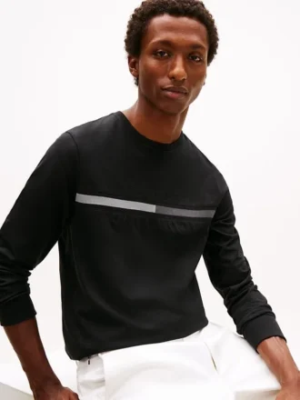ロングスリーブ トーン・オン・トーン フラッグロゴ Tシャツ