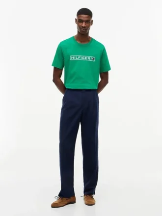 キッズ モノグラム バナー ストライプ Tシャツ