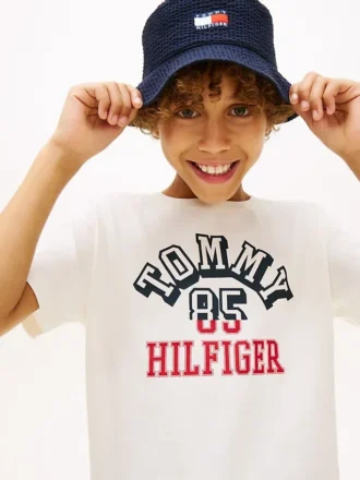 キッズ トミー・アーチ ロゴ Tシャツ