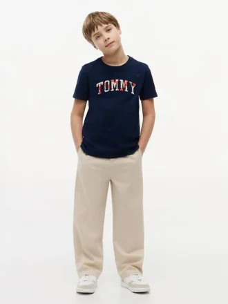 キッズ用 フローラル トミーロゴ Tシャツ