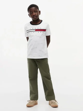 ベビー用 フラッグロゴ Tシャツ＆ショーツセット