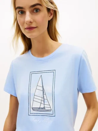 セイルボート グラフィックTシャツ