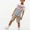 キッズ トミー ストライプ Tシャツ