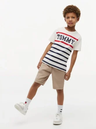 キッズ トミー ストライプ Tシャツ