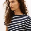 ゴールドボタン コットンインターロックTシャツ