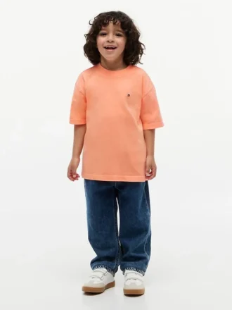 キッズ サン＆ウェーブ ロゴ Tシャツ