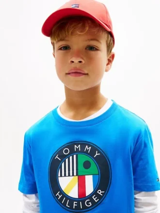 キッズ セーリング サークルロゴ Tシャツ