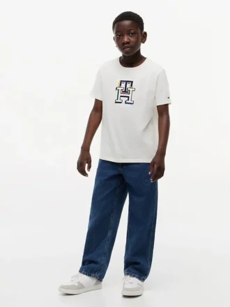 キッズ マルチカラー モノグラム Tシャツ