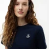 刺繍入りスクリプトモノグラムTシャツ