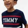キッズ トミー ストライプ Tシャツ