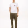 キッズ ウェービーフラッグロゴ リンガーTシャツ