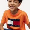キッズ トミー フラッグ ロゴ Tシャツ
