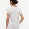 キッズ ストライプ レタストリムスリーブ Tシャツ
