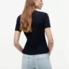 軽量リブニットTシャツ
