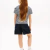 キッズ ストライプ ポケットTシャツ