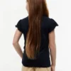 キッズ レタストリムスリーブTシャツ