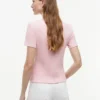 軽量リブニットTシャツ