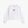 キッズ用 刺繍ロゴ入りハートTシャツ
