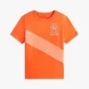 キッズ モノグラム バナー ストライプ Tシャツ