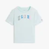 キッズ マルチカラー ヒルフィガー ロゴ Tシャツ