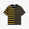 リラックスフィットのミックスストライプTシャツ リラックスフィットのミックスストライプTシャツ