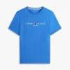 刺繍入りトミーロゴTシャツ 刺繍入りトミーロゴTシャツ