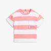 キッズ ストライプ ポケットTシャツ
