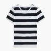 ラグビーストライプ クルーネックTシャツ